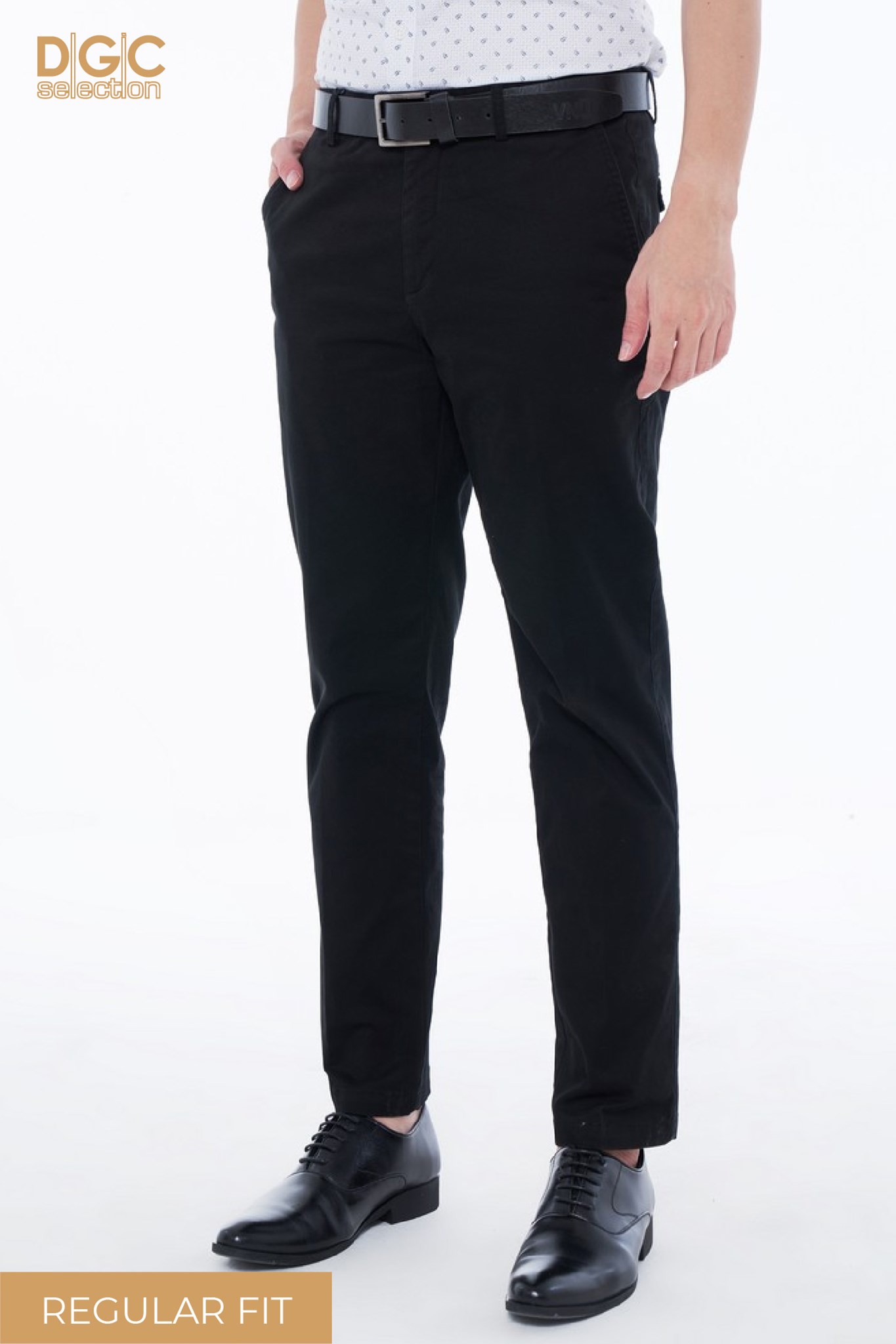 SQKCB17M copy 2 Ảnh của Quần khaki không ly (Regular Fit)